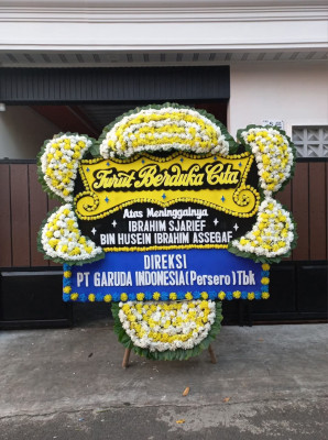 Papan Bunga Duka di Metro Selatan