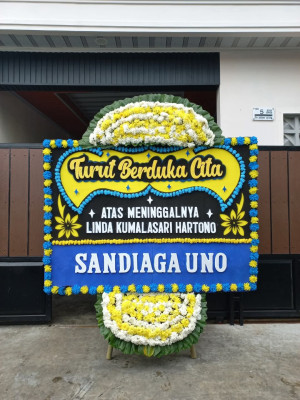 Papan Bunga Duka di Metro Selatan